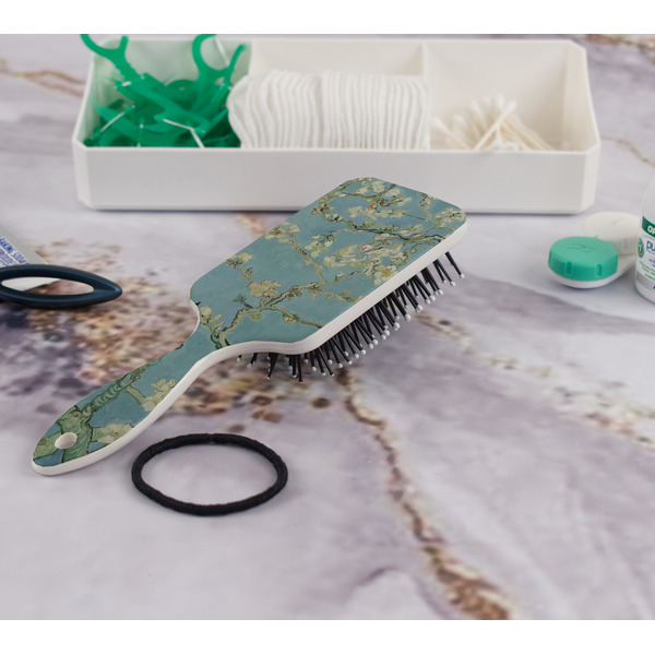 Almond Blossoms (Van Gogh) Hair Brush - In Bathroom
