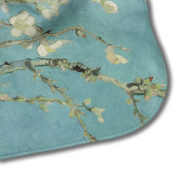 Almond Blossoms (Van Gogh) Hooded Baby Towel- Detail Corner