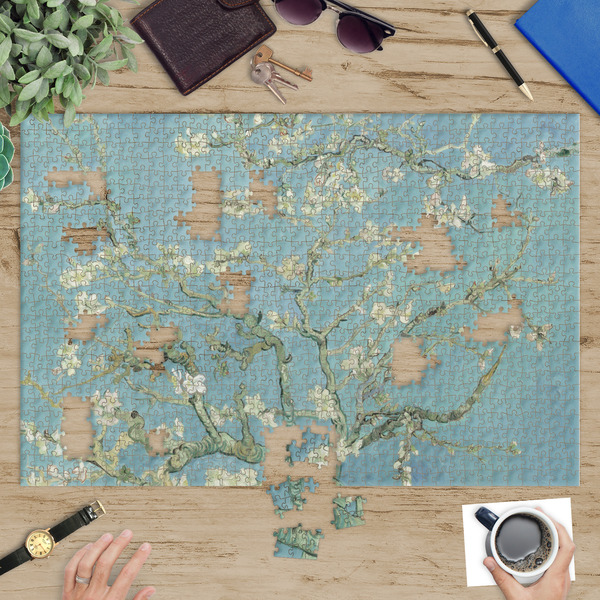 Almond Blossoms (Van Gogh) Jigsaw Puzzle 1014 Piece - In Context