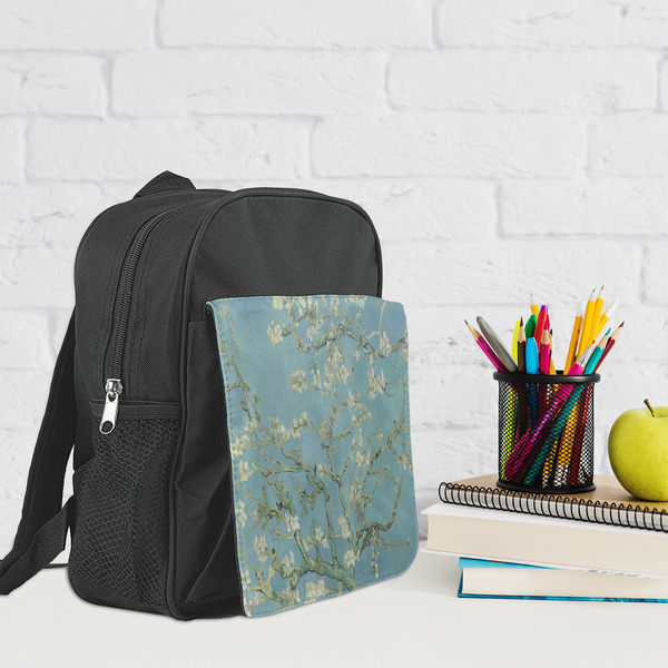 Almond Blossoms (Van Gogh) Kid's Backpack - Lifestyle