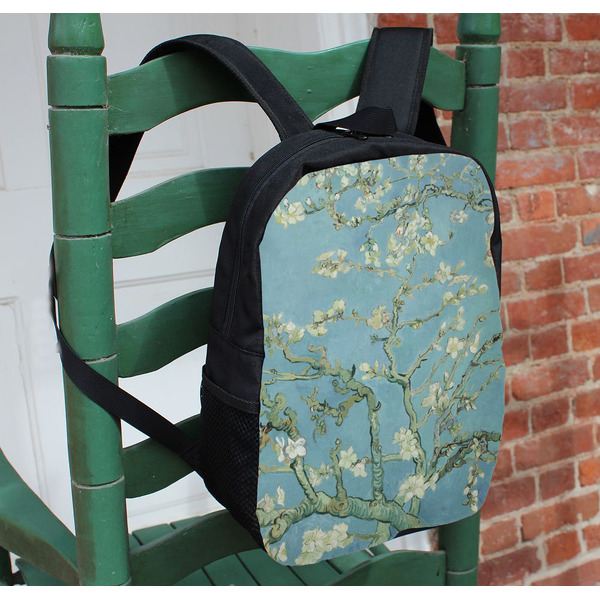 Almond Blossoms (Van Gogh) Kids Backpack - In Context