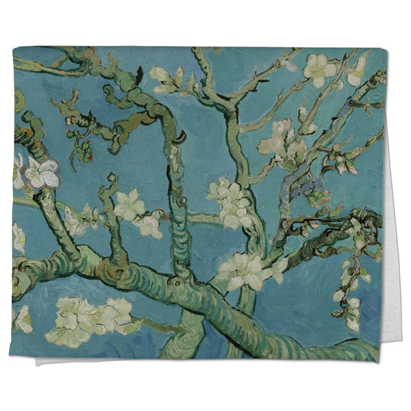 Custom Almond Blossoms (Van Gogh) Kitchen Towel - Poly Cotton