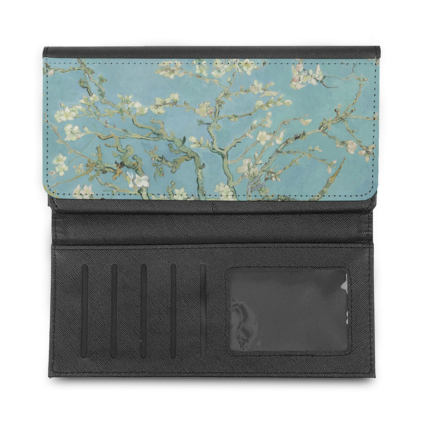 Almond Blossoms (Van Gogh) Ladies Wallet - Half Way Open