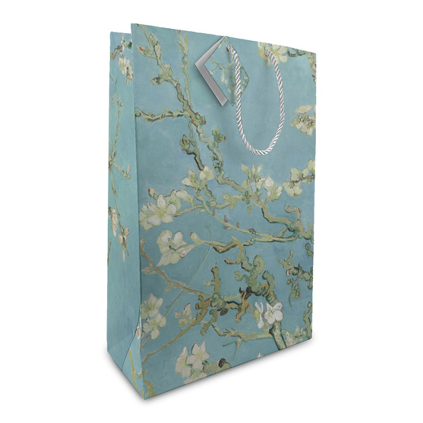 Custom Almond Blossoms (Van Gogh) Large Gift Bag