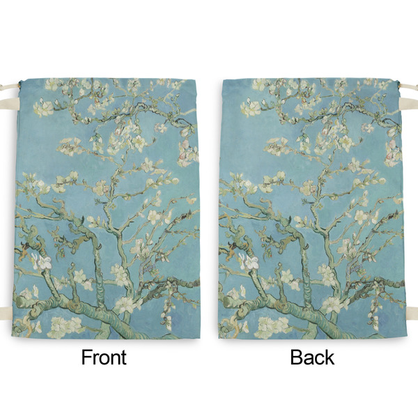 Almond Blossoms (Van Gogh) Large Laundry Bag - Front & Back View