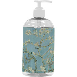 Almond Blossoms (Van Gogh) Plastic Soap / Lotion Dispenser (16 oz - Large - White)