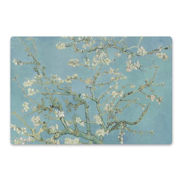Custom Almond Blossoms (Van Gogh) Large Rectangle Car Magnet