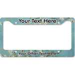 Almond Blossoms (Van Gogh) License Plate Frame - Style B