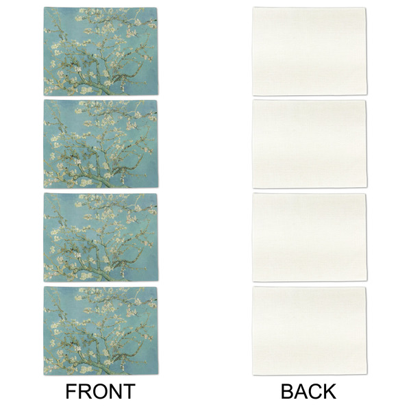 Almond Blossoms (Van Gogh) Linen Placemat - APPROVAL Set of 4 (single sided)