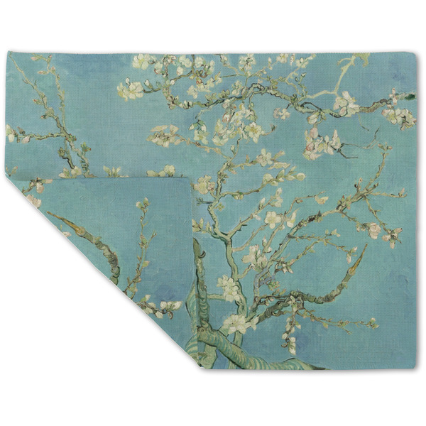 Almond Blossoms (Van Gogh) Linen Placemat - Folded Corner (double side)