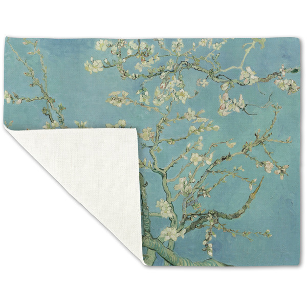 Almond Blossoms (Van Gogh) Linen Placemat - Folded Corner (single side)