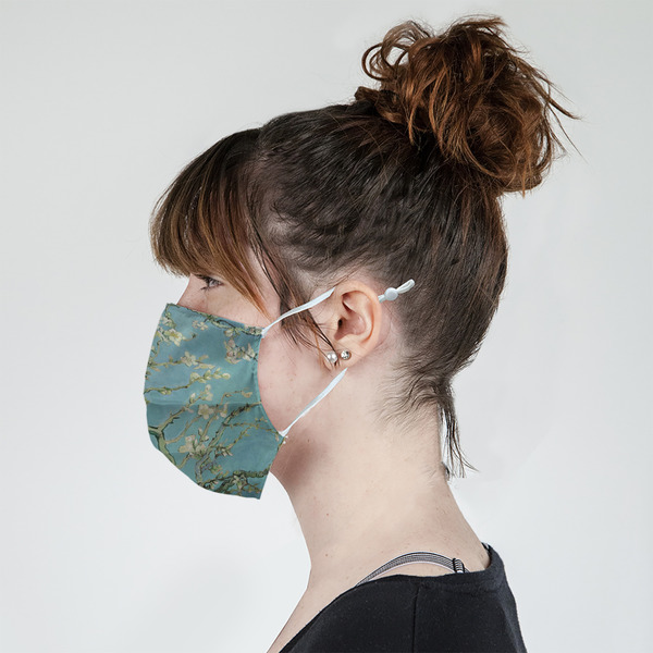 Almond Blossoms (Van Gogh) Mask - Side View on Girl