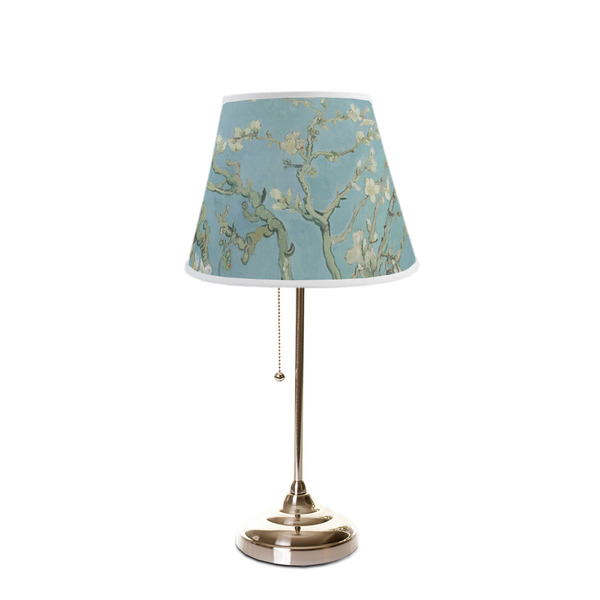 Almond Blossoms (Van Gogh) Poly Film Empire Lampshade - On Stand
