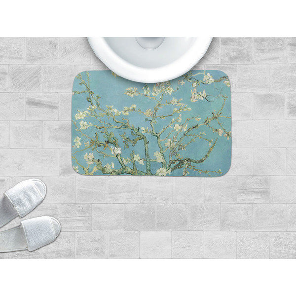 Almond Blossoms (Van Gogh) Memory Foam Bath Mat - LIFESTYLE