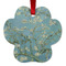 Almond Blossoms (Van Gogh) Metal Paw Ornament - Front
