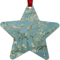 Almond Blossoms (Van Gogh) Metal Star Ornament - Double Sided