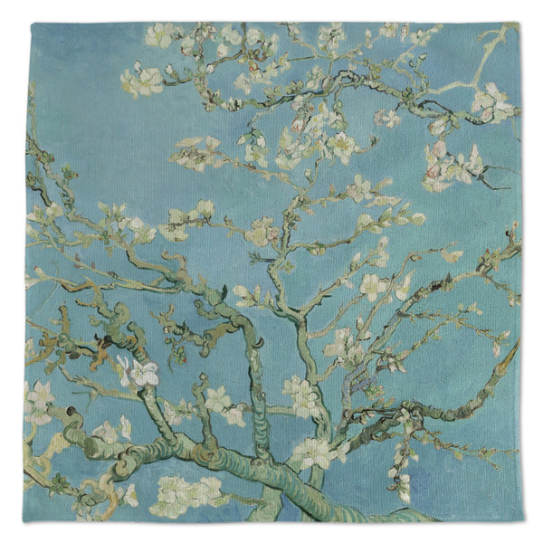 Custom Almond Blossoms (Van Gogh) Microfiber Dish Towel