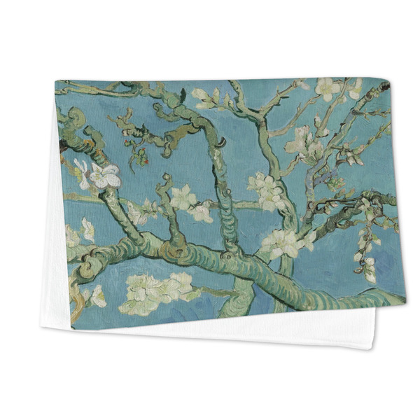 Almond Blossoms (Van Gogh) Microfiber Dish Towel - FOLDED HALF