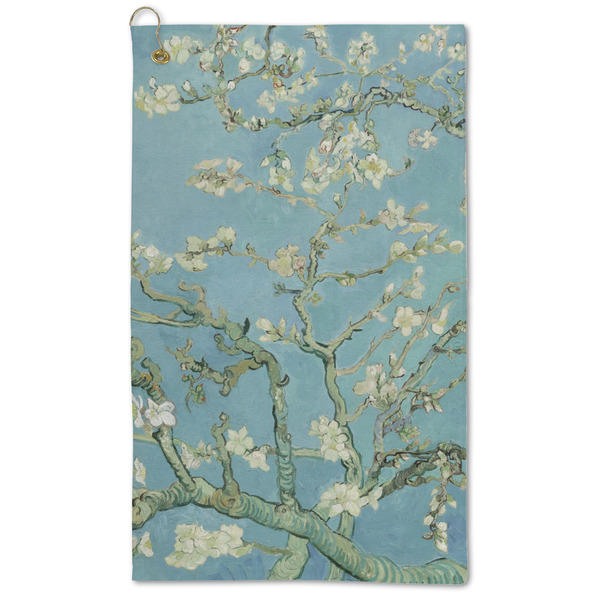 Custom Almond Blossoms (Van Gogh) Microfiber Golf Towel - Large
