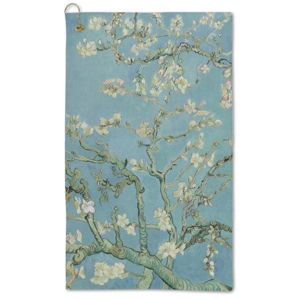 Custom Almond Blossoms (Van Gogh) Microfiber Golf Towel - Large