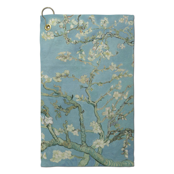 Custom Almond Blossoms (Van Gogh) Microfiber Golf Towel - Small