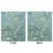 Almond Blossoms (Van Gogh) Minky Blanket - 50"x60" - Double Sided - Front & Back