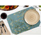 Almond Blossoms (Van Gogh) Octagon Placemat - Single front (LIFESTYLE) Flatlay