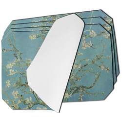 Almond Blossoms (Van Gogh) Dining Table Mat - Octagon - Set of 4 (Single-Sided)