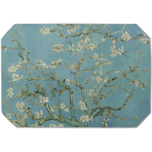 Custom Almond Blossoms (Van Gogh) Dining Table Mat - Octagon (Single-Sided)
