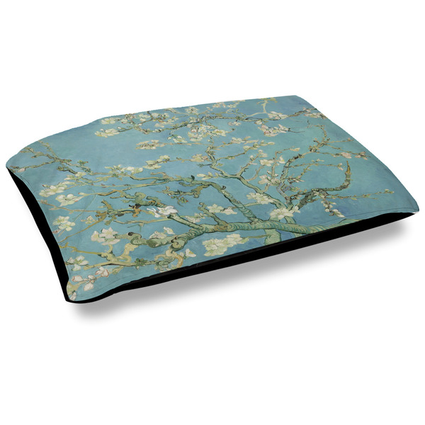 Custom Almond Blossoms (Van Gogh) Outdoor Dog Bed - Large