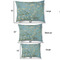 Almond Blossoms (Van Gogh) Outdoor Dog Beds - SIZE CHART
