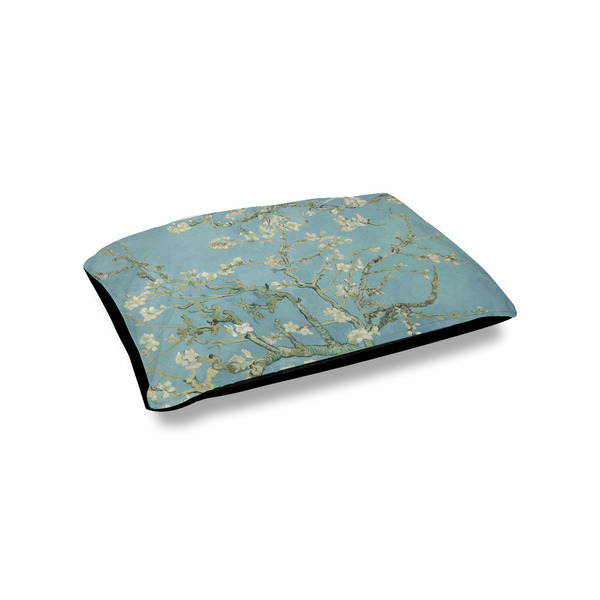 Custom Almond Blossoms (Van Gogh) Outdoor Dog Bed - Small