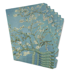 Almond Blossoms (Van Gogh) Binder Tab Divider - Set of 6