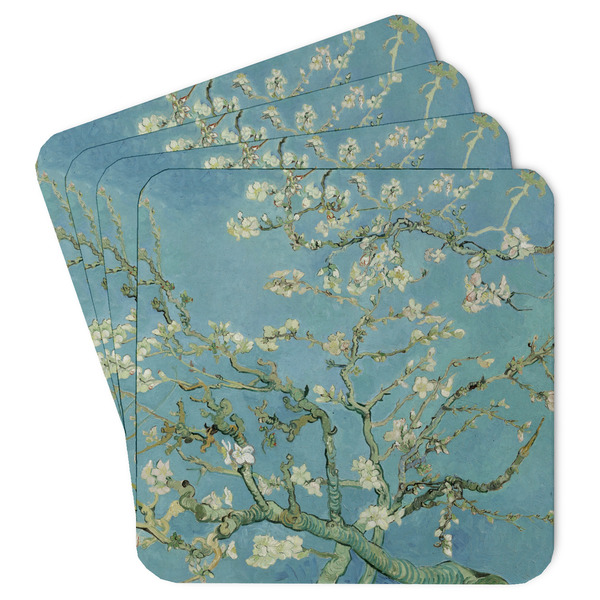 Custom Almond Blossoms (Van Gogh) Paper Coasters