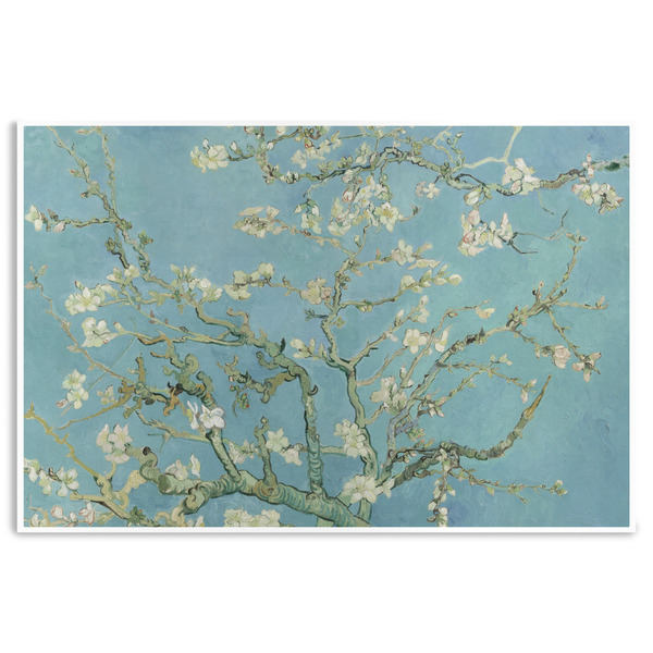 Custom Almond Blossoms (Van Gogh) Disposable Paper Placemats