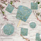 Almond Blossoms (Van Gogh) Party Supplies Combination Image - All items - Plates, Coasters, Fans