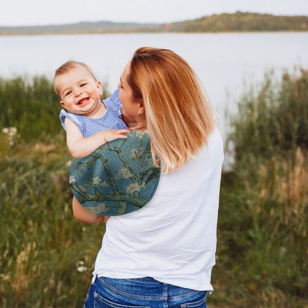 Almond Blossoms (Van Gogh) Peanut Shaped Burp - Lifestyle