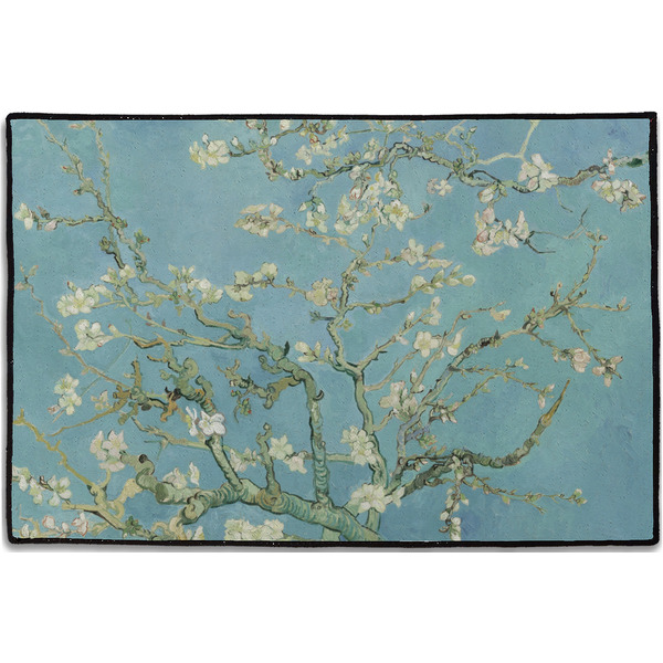 Custom Almond Blossoms (Van Gogh) Door Mat - 36"x24"