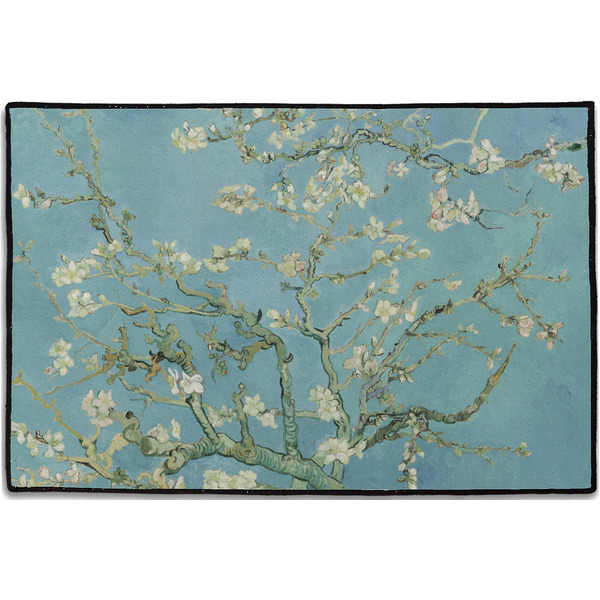 Almond Blossoms (Van Gogh) Personalized Door Mat - 36x24 (APPROVAL)