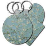 Almond Blossoms (Van Gogh) Plastic Keychain