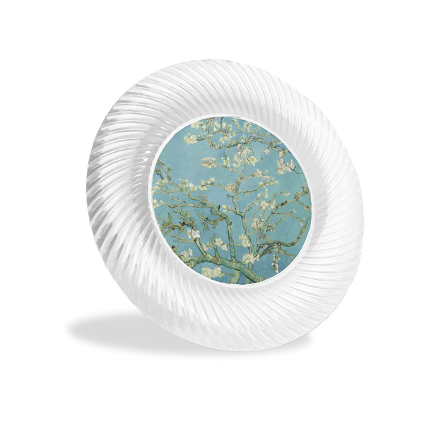 Custom Almond Blossoms (Van Gogh) Plastic Party Appetizer & Dessert Plates - 6"