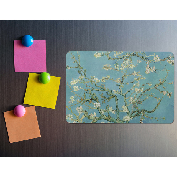 Almond Blossoms (Van Gogh) Rectangular Fridge Magnet - LIFESTYLE
