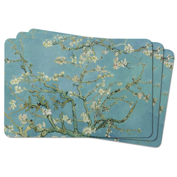 Almond Blossoms (Van Gogh) Rectangular Fridge Magnet - THREE
