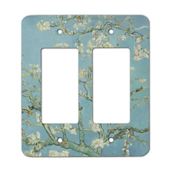 Almond Blossoms (Van Gogh) Rocker Style Light Switch Cover - Two Switch