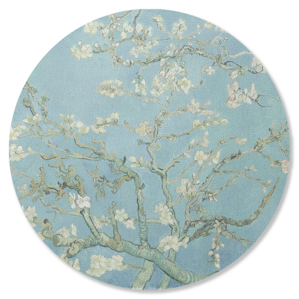Almond Blossoms (Van Gogh) Round Coaster Rubber Back - Single