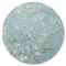 Almond Blossoms (Van Gogh) Round Rubber Backed Coaster