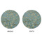 Almond Blossoms (Van Gogh) Round Linen Placemats - APPROVAL (double sided)