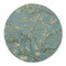 Almond Blossoms (Van Gogh) Round Linen Placemats - FRONT (Double Sided)