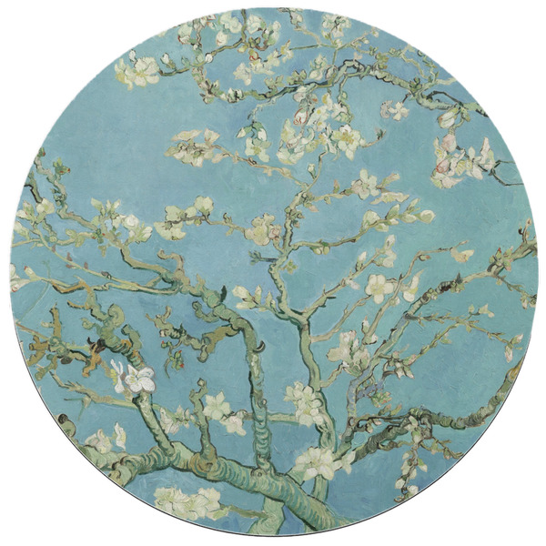 Almond Blossoms (Van Gogh) Round Mousepad - APPROVAL