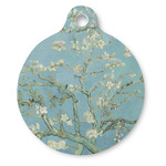 Almond Blossoms (Van Gogh) Round Pet ID Tag - Large